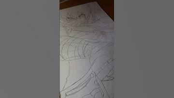 Drawing Sung jin woo (inking✒️) from Solo Leveling #sololeveling #sketch #igris #anime #art