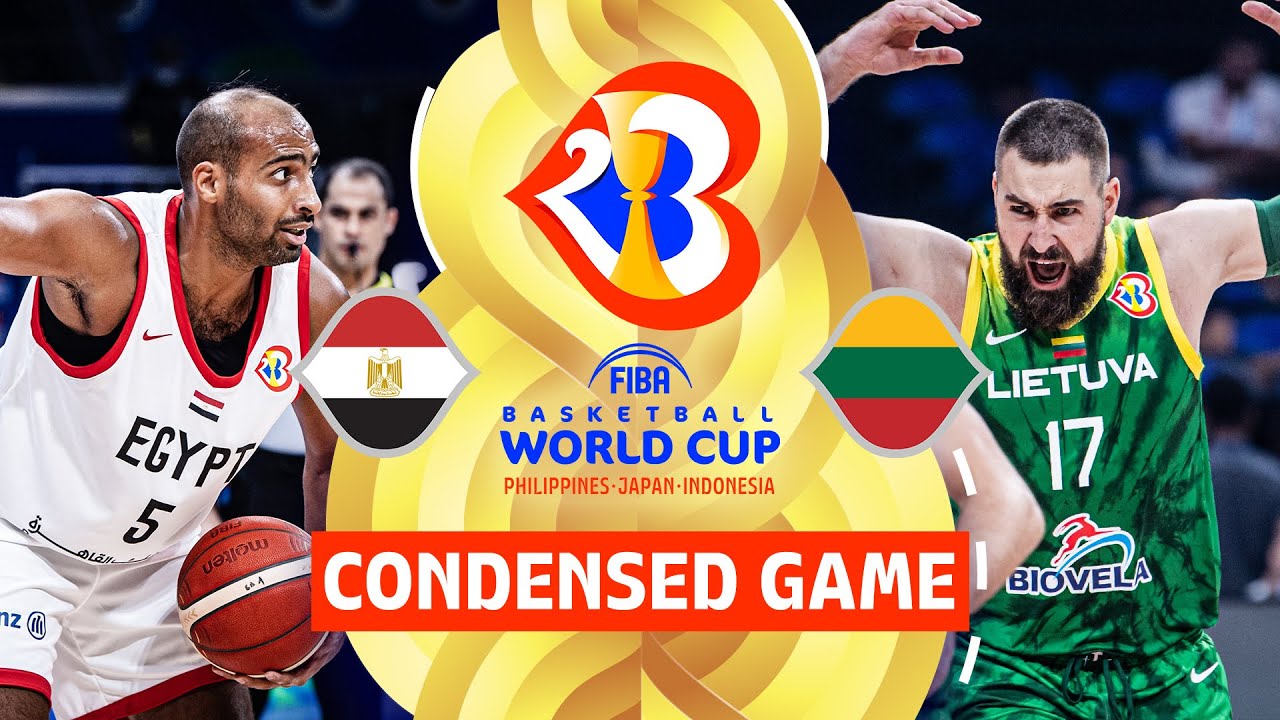 Egypt 🇪🇬 vs Lithuania 🇱🇹 Full Game Highlights FIBA Basketball World Cup 2023