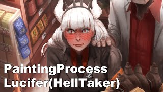 【speed painting CLIP STUDIO】 Lucifer(Helltaker)