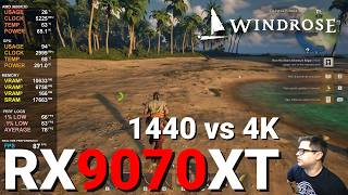 Windrose | RX 9070 XT | 4K vs 1440p Performance Test