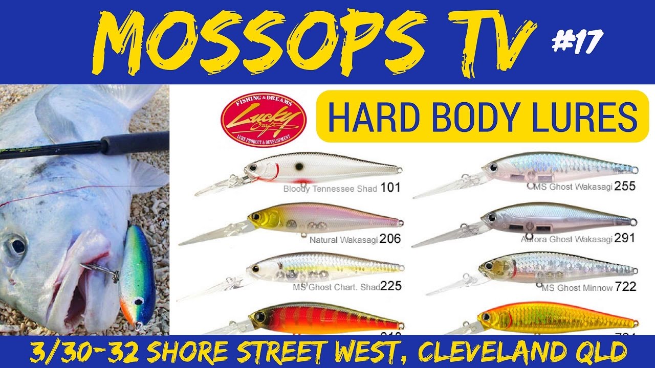 LUCKY CRAFT LURES MOSSOPS TV 17 YouTube