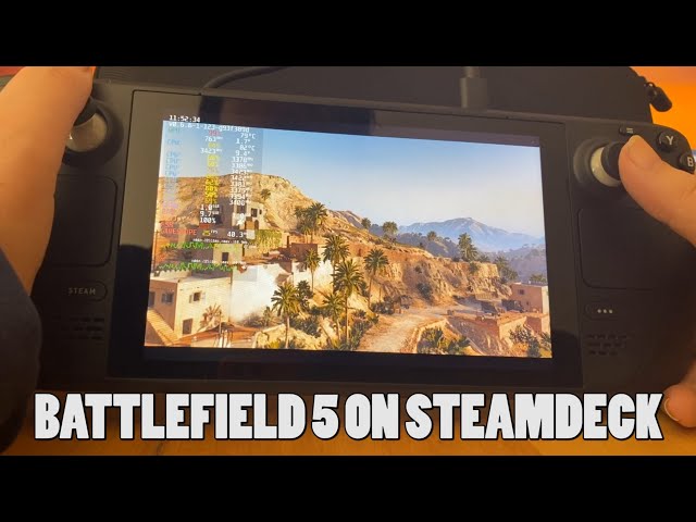 Battlefield 5 steamdeck gameplay 