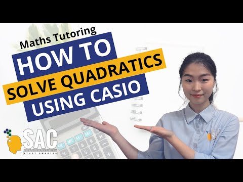 How to Solve Quadratic Equations using Casio Classpad