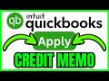 How To APPLY A CREDIT MEMO In QuickBooks Online (QUICK &amp; EASY) 2026