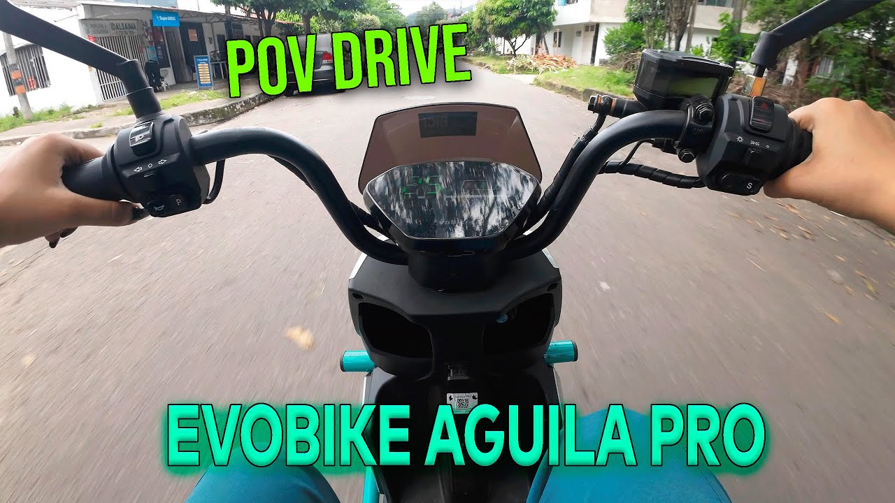 🔋 EVOBIKE AGUILA PRO POV DRIVE | Prueba de Velocidad y Autonomía Real | Moto Eléctrica Colombia 🛵