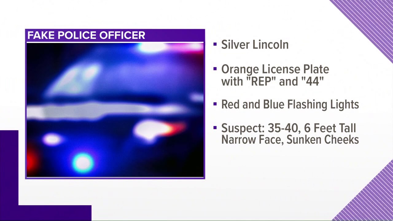 Largo police are warning residents about a fake police officer pulling people over