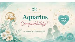 Aquarius compatibility #aquarius#compatibility#love#match#partner#partnership#friend#zodiac#video