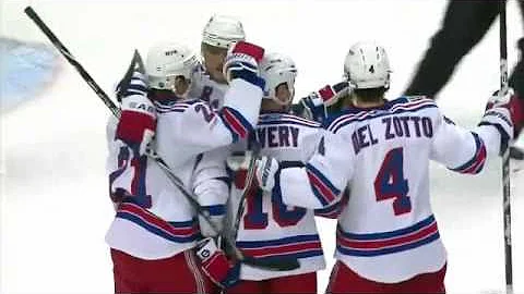 Derek Stepan first NHL goals (Hat-trick) | 10/09/2...
