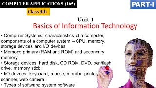 CBSE Class 9 Computer Applications Unit 1 Basics of Information Technology | 165| 2022-23 screenshot 5