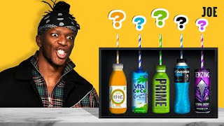 Can KSI guess which drink is PRIME? | Guess The Drink challenge