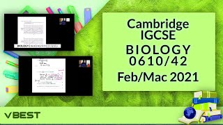 BIOLOGY 0610/42/F/M/21 | Question 3(b) IGCSE Past Paper Discussion