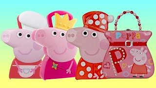 Colección de Maletines Peppa la Cerdita con George Hora de Dormir y Juguetes