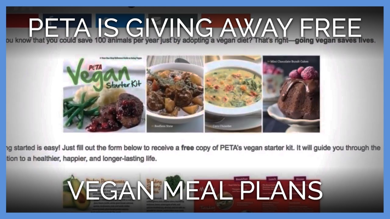 PETA Is Giving Away Free Vegan Meal Plans! OlyaBrand