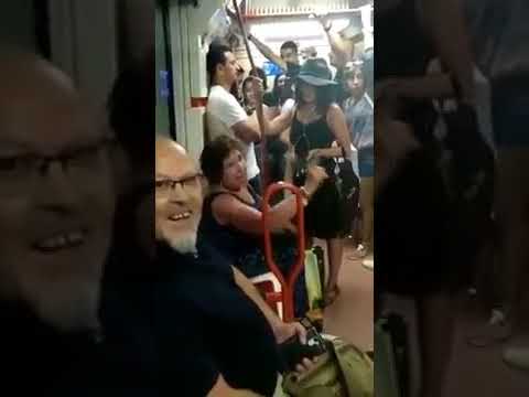 Una viajera de Metro Madrid increpa a una niña inmigrante