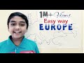Countries of europe easy way  europe map for all competitive exams