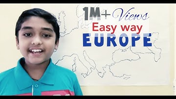 Countries of Europe Easy way | Europe map for all competitive exams