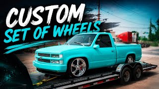 Tito Gets Custom Set Of Wheels Made For His  OBS Truck And Picks Up Quadsteer Bed SS Clone 🔥