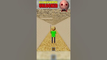 EASIEST BADGE, OLD BALDI MORPHS #roblox #baldisbasicsplus #tips #gaming