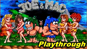 Joe & Mac Returns (Arcade)  Longplay #longplaythrough #walkthrought  #playthrough