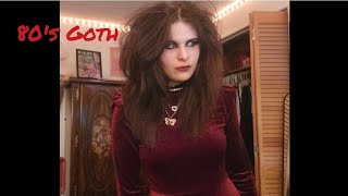 80's Goth Hair and Makeup Tutorial