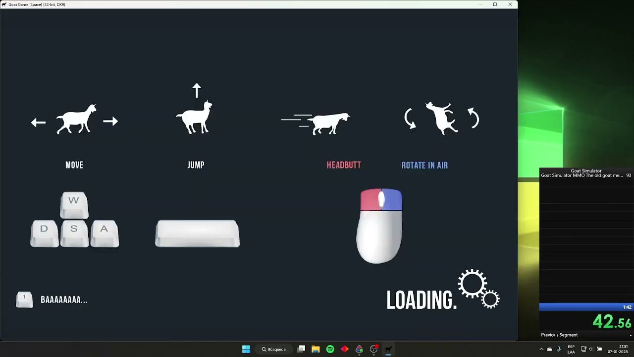[WR] Goat Simulator MMO The Old Goat Menace speedrun in (1m 39s) (Mutators)