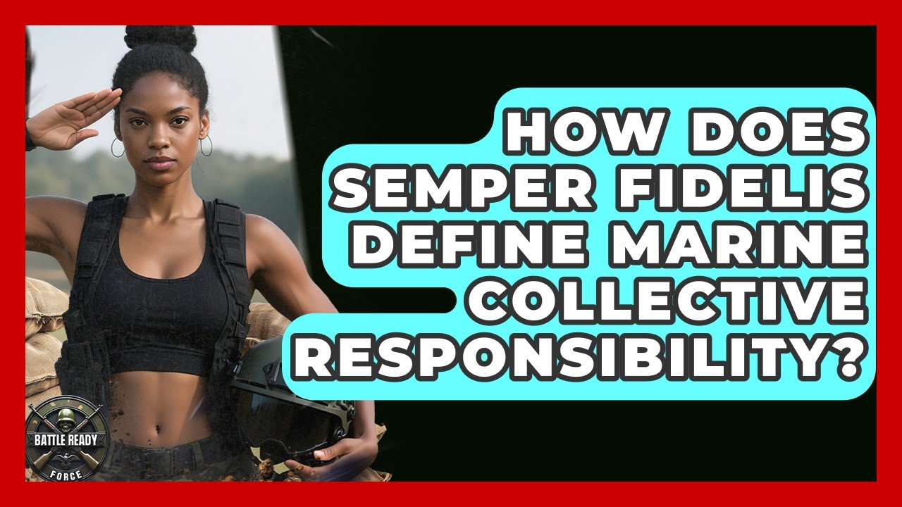 How Does Semper Fidelis Define Marine Collective Responsibility? - Battle Ready Force