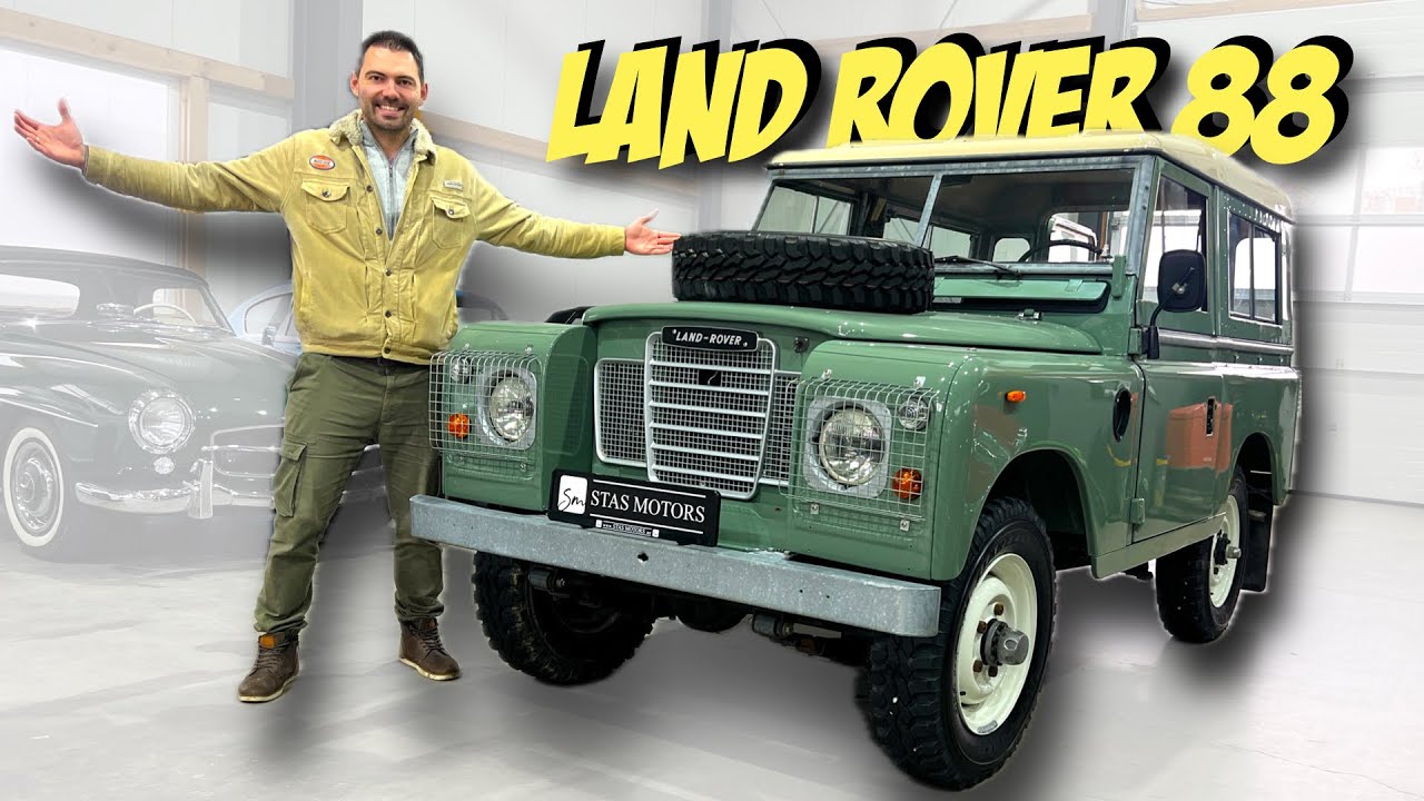 LAND ROVER 88 SERIE 3 DIESEL | LIGHTGREEN | WALKAROUND | TEST DRIVE | STAS MOTORS