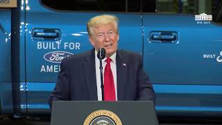 President Trump Delivers Remarks at Ford Rawsonville Components Plant 5/21/2020