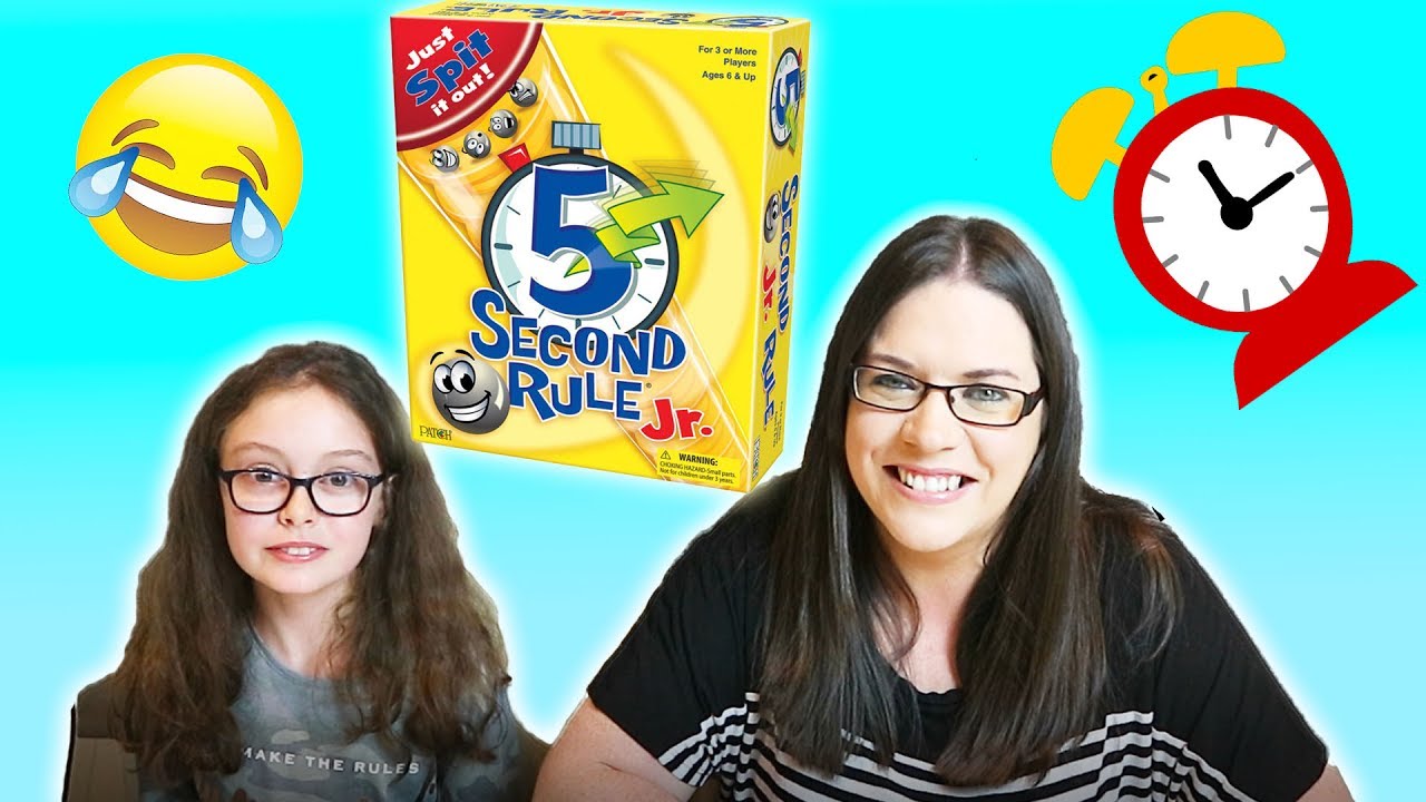 5 SECOND RULE BOARD GAME WITH PIXIE AND AMELIE Little Kelly & Friends