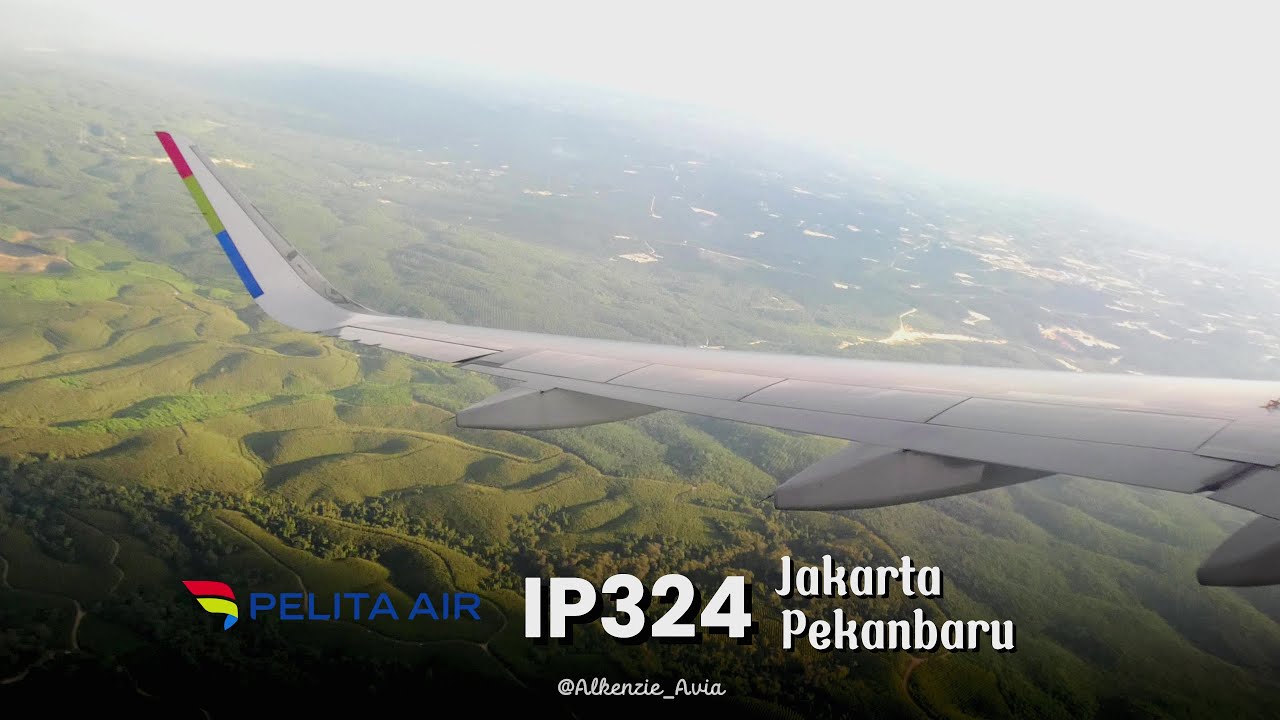 An arrival into Kota Bertuah : Pelita Air IP324 Jakarta-Pekanbaru