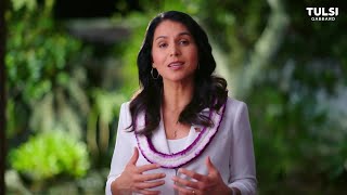 Tulsi Gabbard suspends, supports Biden
