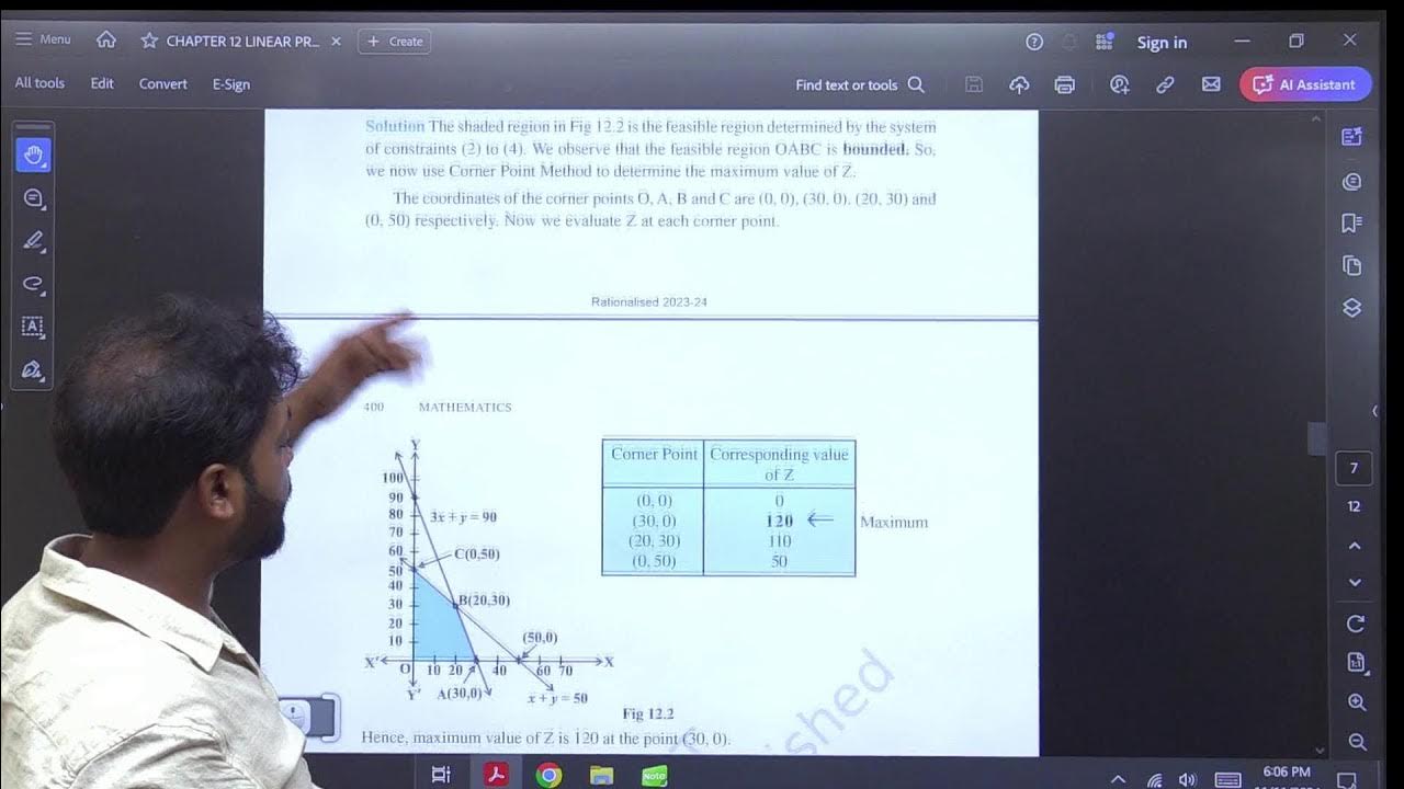 LINEAR PROGRAMMING PART 1 - YouTube