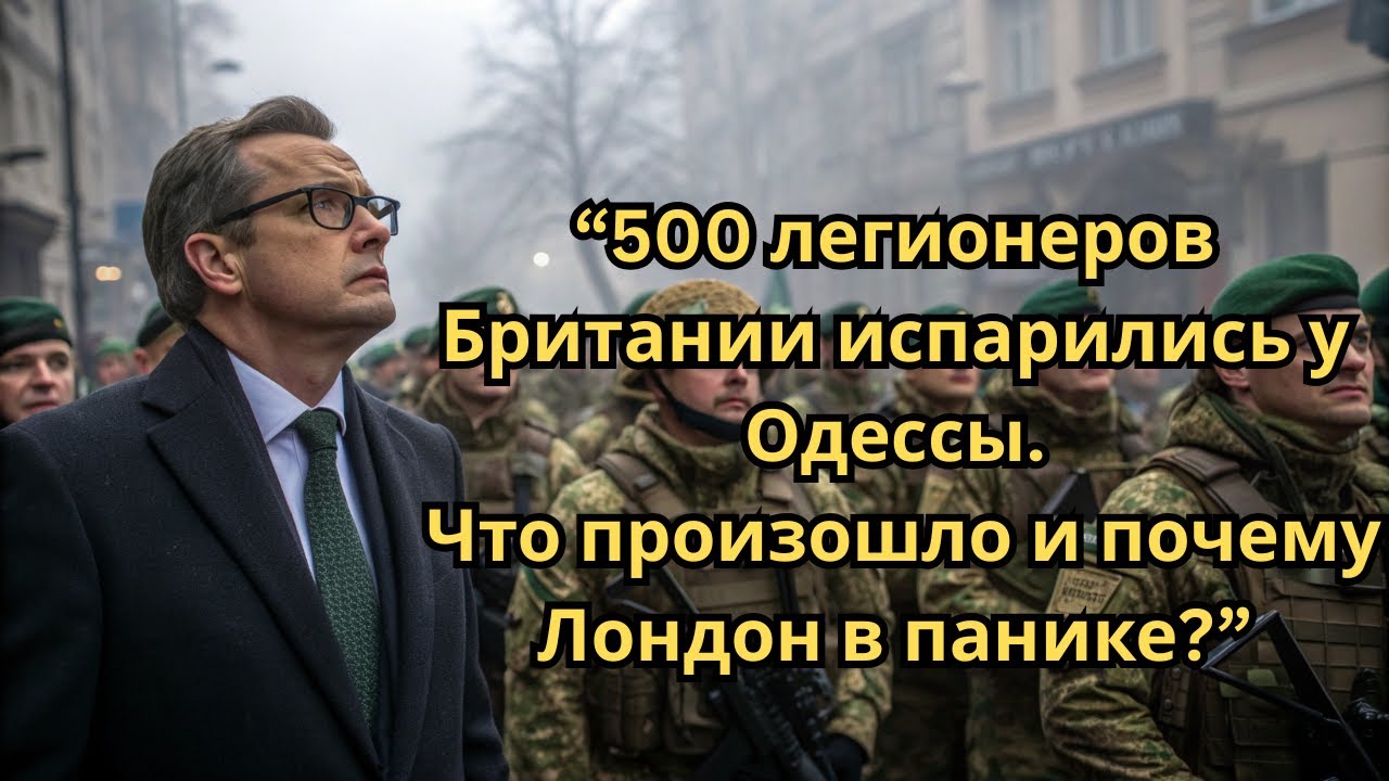 500 легионеров Британии испарились у Одессы. Что произошло и почему Лондон в панике?