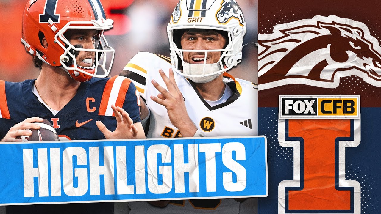 Western Michigan Broncos vs. No. 9 Illinois Fighting Illini Highlights | FOX College Football