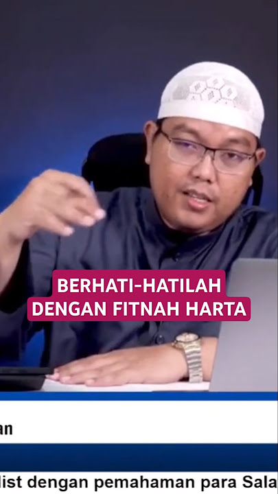 BERHATI-HATILAH DENGAN FITNAH HARTA - Ustadz Dr. Firanda Andirja, Lc., M.A