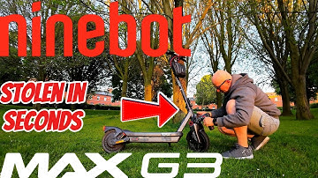 Ninebot MAX G3 safety problems