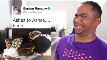 Gordon Ramsay ROAST Twitter Chefs AGAIN!!  (PT 2) | Alonzo Lerone