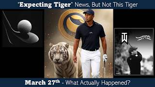 Expecting Tiger News, But Not This Tiger News