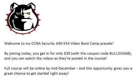 [Learning] - CCNA Security 2013 640-554 Video Boot Camp With Chris Bryant Course