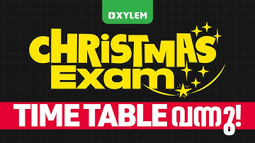 Christmas Exam Time Table വന്നു!! | Xylem Plus One Commerce