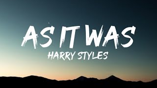 Harry Styles - As It Was (Lyrics)