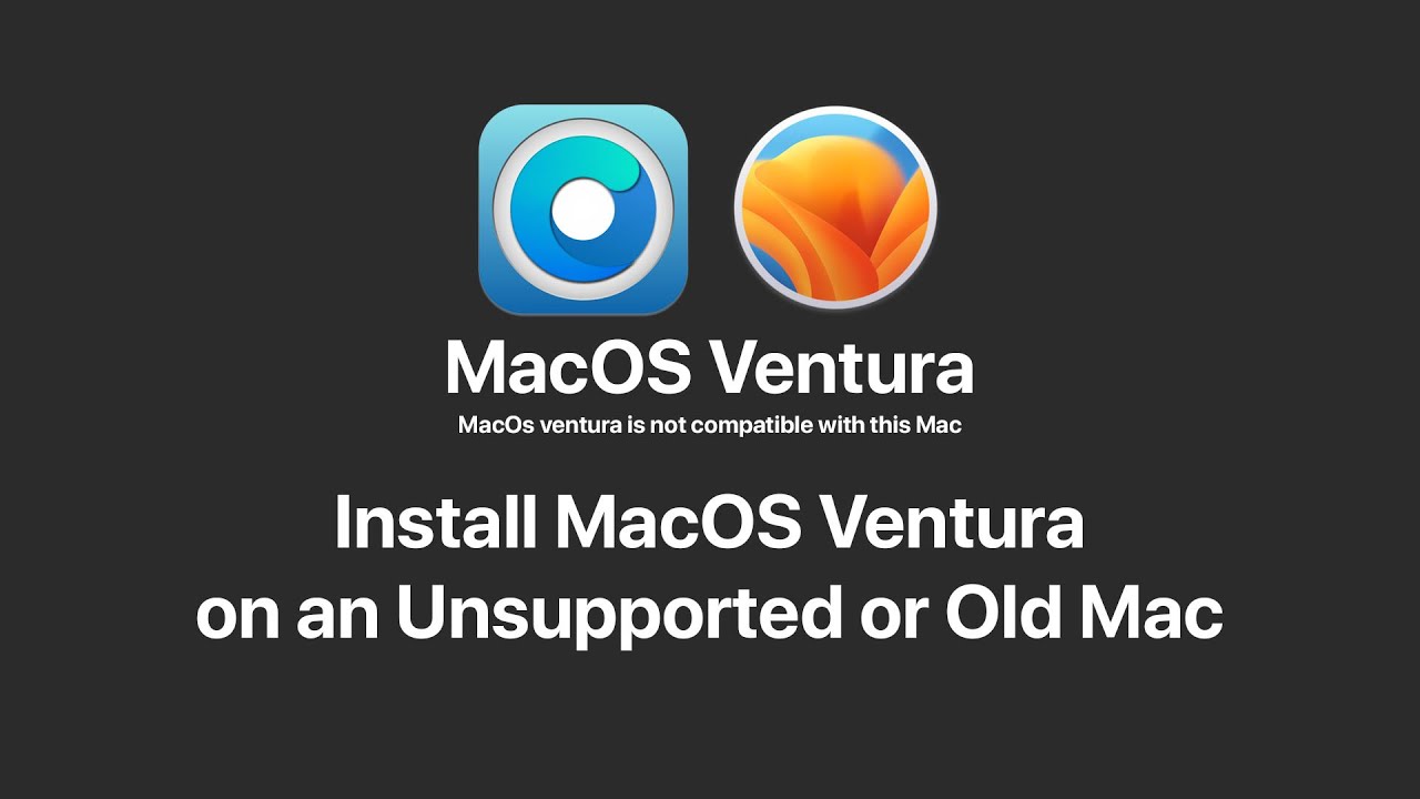 How to Install macOS Ventura on Unsupported Mac | Loxyo Tech - YouTube