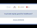 I3h institute seminar is private equity good for healthcare