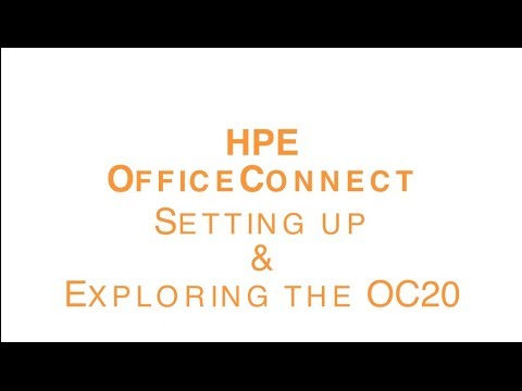 Setting Up & Exploring the HPE OfficeConnect OC20 Access Point