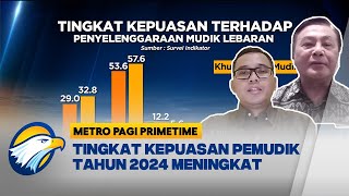 90,4 Persen Pemudik Puas Dengan Penyelenggaraan Mudik Tahun 2024