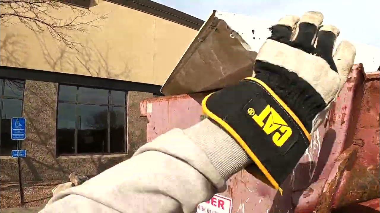 "Dumpster Diving For Scrap Metal" Open Top Dumpsters Are Best...Score