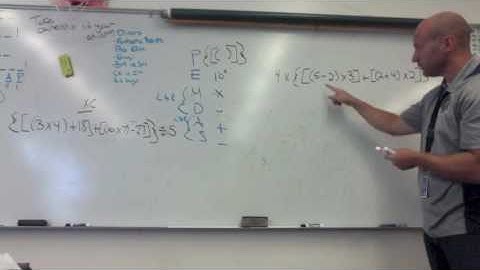 1.12 Parenthesis, Brackets, and Braces