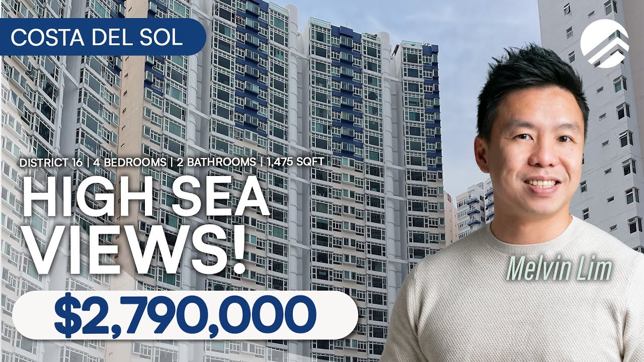 SOLD By PLB | Costa Del Sol - 4-Bedroom with Unblocked Sea Views Home Tour in District 16|Melvin Lim