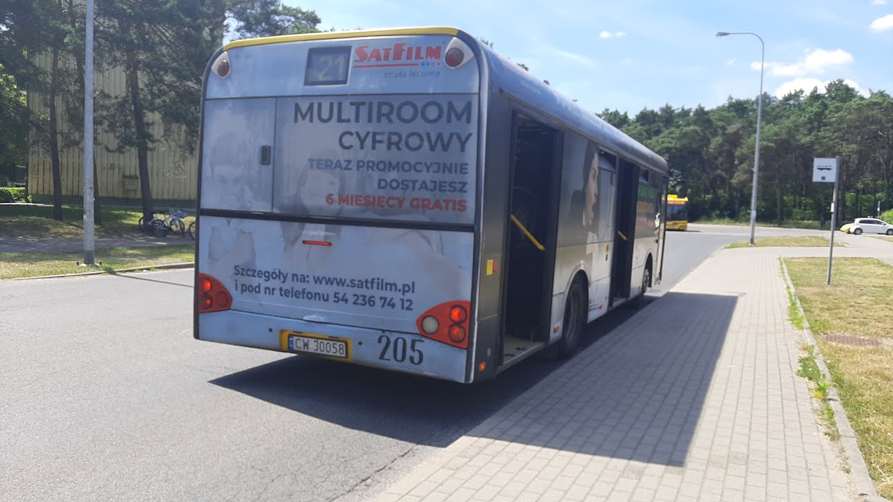 MPK Włocławek - Solaris Urbino 10 II #205 (linia nr 21 + objazd)