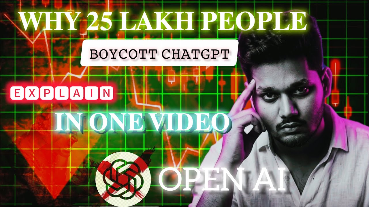 Why 25 Lakh People Deleted ChatGPT 😳 | Explain in one video by Sanket | Chupkothar Adda